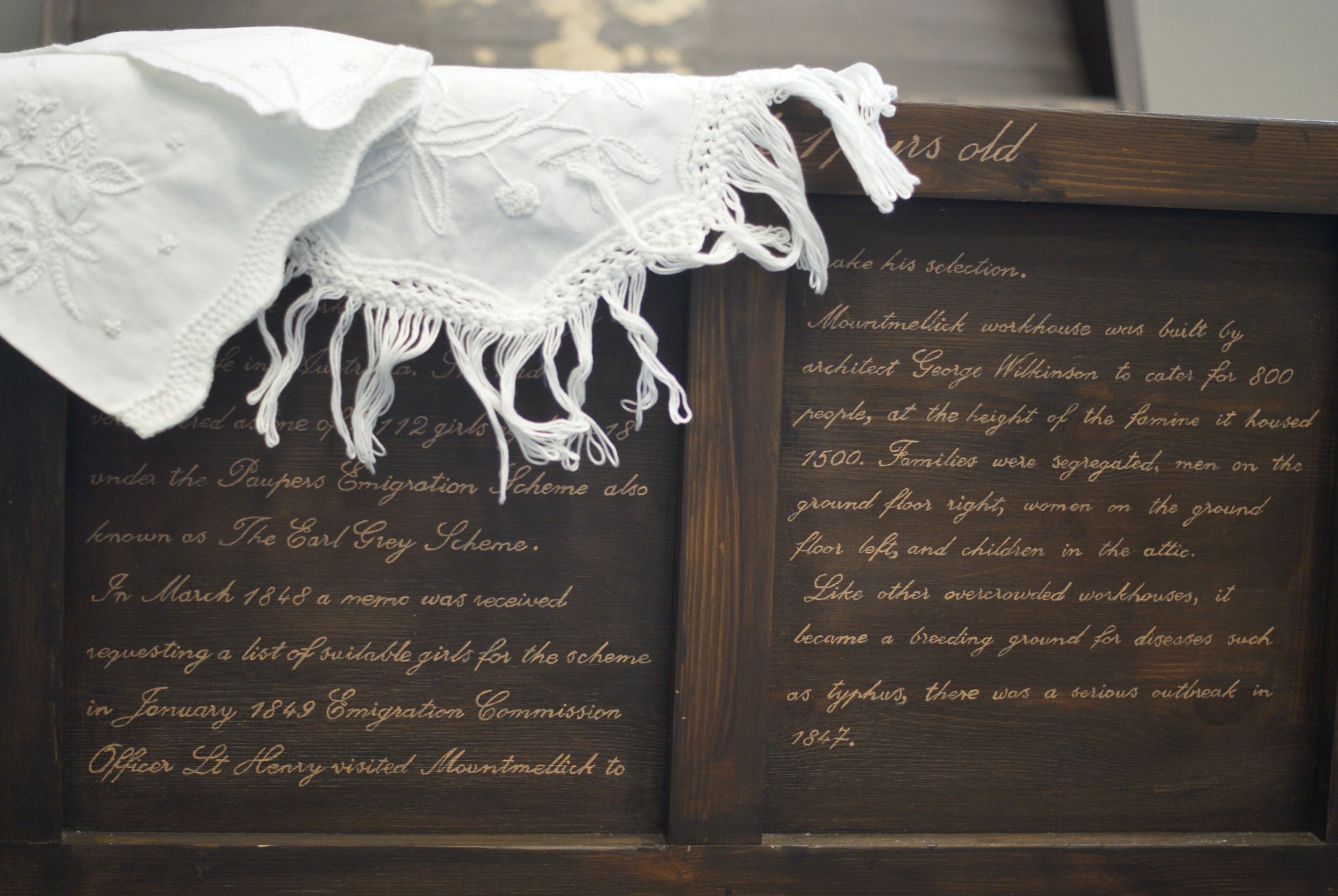 Mountmellick Embroidery and Heritage Museum is open